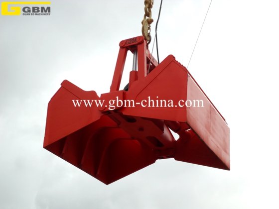 バルク貨物用20cbm電動油圧式グラブ