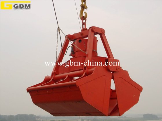 バルク貨物用20cbm電動油圧式グラブ