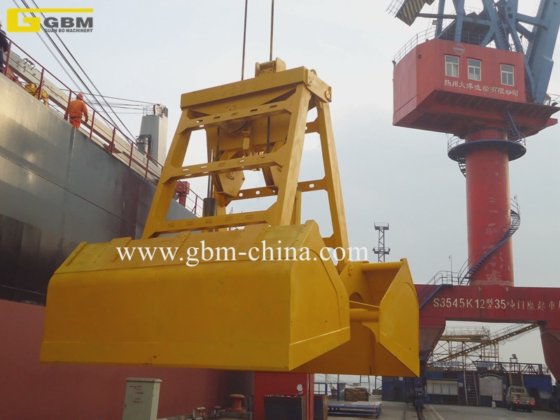 25吨港口起重机无线电遥控抓斗6-12立方米