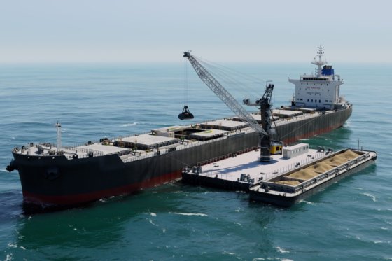 海上重型桁架臂起重机