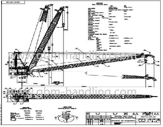 海上重型桁架臂起重机