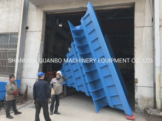 移動式ホッパー積載トラックベルトコンベア