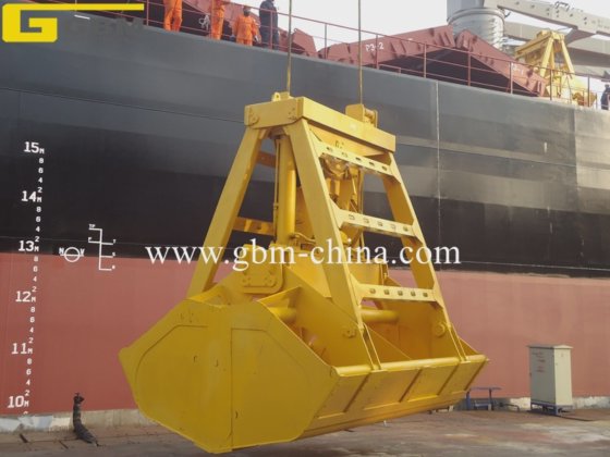 25吨港口起重机无线电遥控抓斗，6-12立方米散货