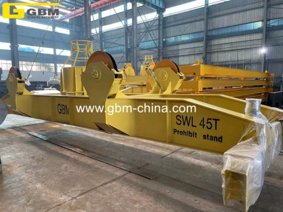 Gbm 热销电动旋转集装箱吊具/自动吊具