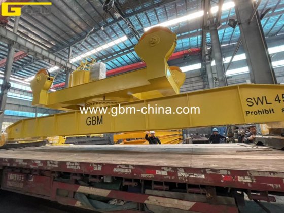 Gbm 热销电动旋转集装箱吊具/自动吊具