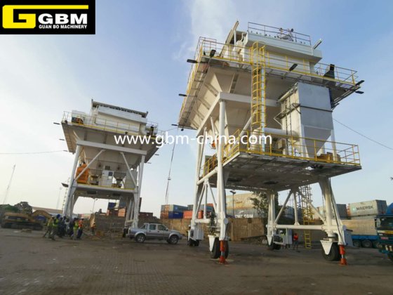 喀麦隆港口50立方米环保料斗安装