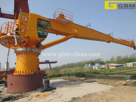 3吨40米伸缩臂起重机 船用起重机 船用甲板起重机