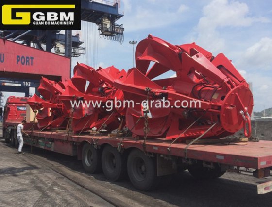 30t電気油圧式オレンジピールロックグラブ