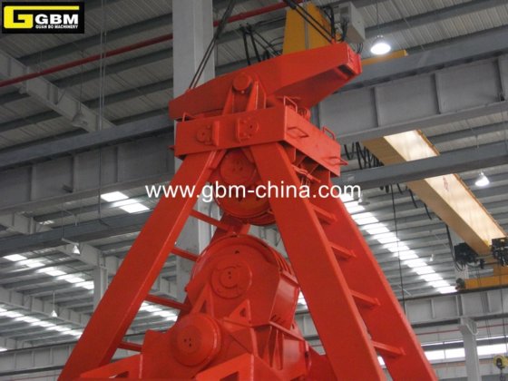 15吨四绳船用起重机抓斗机械