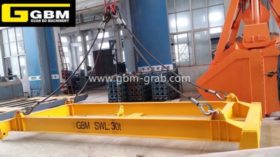 Gbm ISO 20FT 40FT 自动集装箱吊具，已在港口安装，并附带