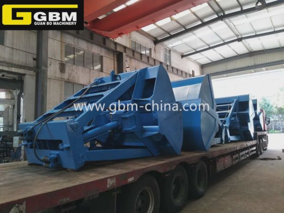 6-12cbm液压抓斗遥控单绳抓斗