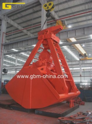 20吨四绳船用起重机抓斗