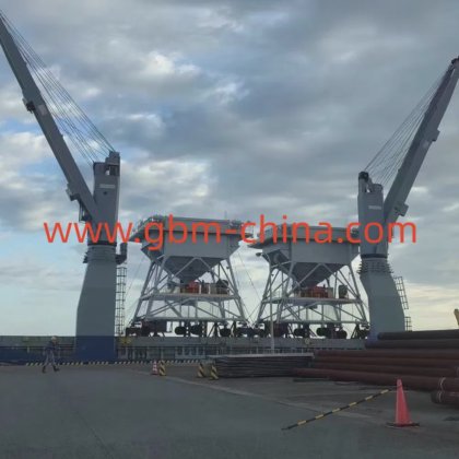 50立方米工业散装物料处理移动肥料料斗，适用于港口