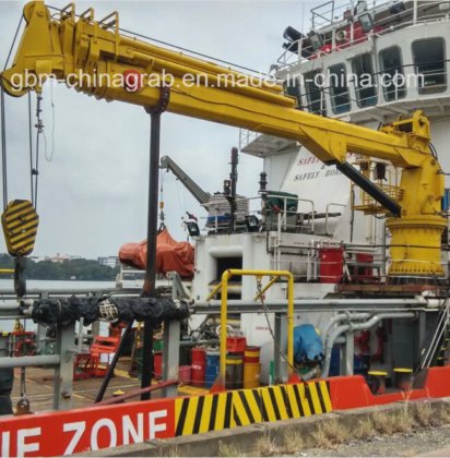 5-25吨港口液压折臂式船用起重机，带ABS BV证书