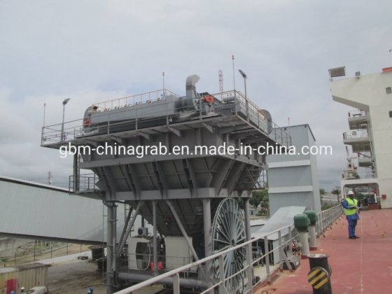 具有防尘功能的端口料斗