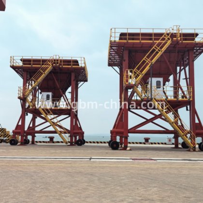 中国制造港口机械生态料斗港口，用于处理谷物/煤炭/沙子