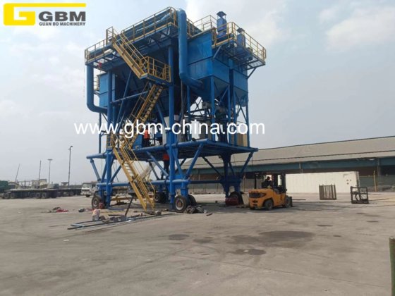 港湾におけるセメント・クリンカー処理用GBMモバイル型エコホッパー