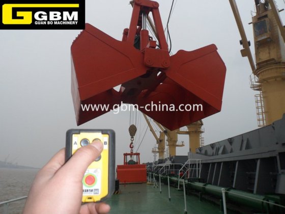 25吨GBM电动液压抓斗，带电缆卷筒