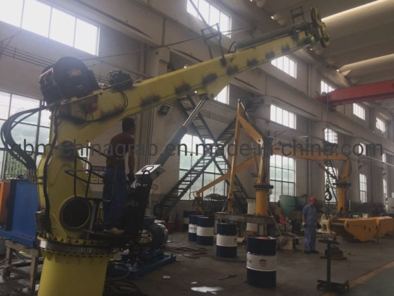 Guindaste de cais com selo