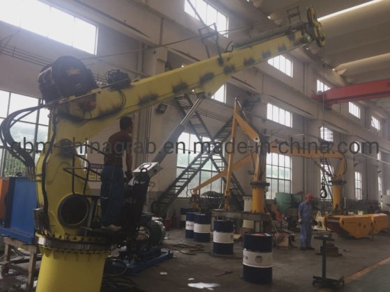 Guindaste de cais com selo