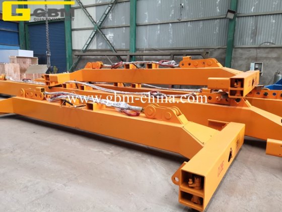 Gbm 20フィートおよび40フィート半自動コンテナスプレッダー