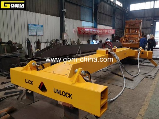 Gbm 20フィートおよび40フィート半自動コンテナスプレッダー