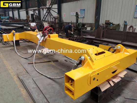 Gbm 20フィートおよび40フィート半自動コンテナスプレッダー