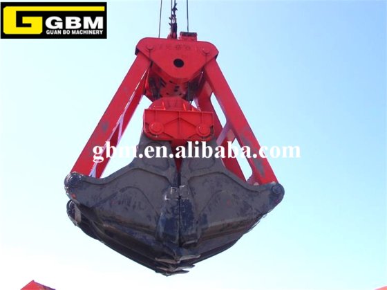 15 m3 mechanischer Zweischalengreifer mit