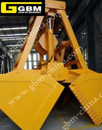 12cbm防漏无线遥控散货抓斗