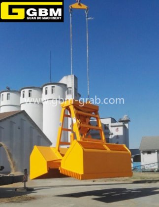 12cbm防漏无线遥控散货抓斗