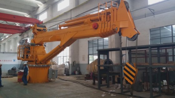 Teleskopauslegerkran Schiffsdeckkran Hydraulikkran