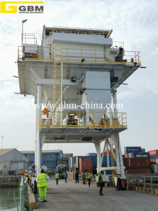 Gbm セメントクリンカー処理用高効率移動型エコホッパー/防塵ホッパー