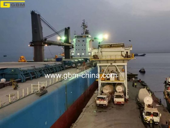 Gbm セメントクリンカー処理用高効率移動型エコホッパー/防塵ホッパー