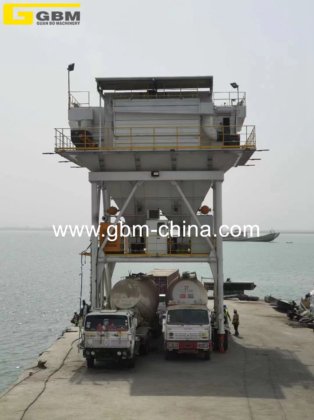 Gbm セメントクリンカー処理用高効率移動型エコホッパー/防塵ホッパー