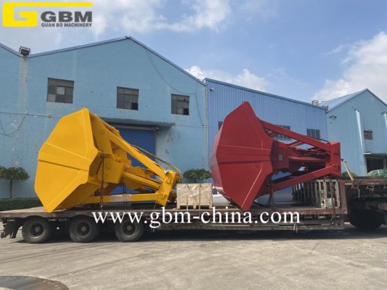 12立方米抓斗液压遥控抓斗，用于处理散装货物