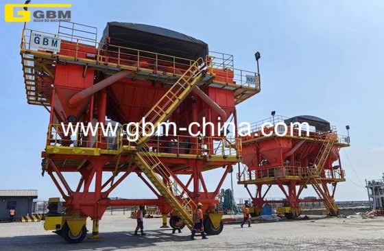 Gbm高効率20cbmエコホッパー/モバイルホッパー（セメントクリンカー処理用）