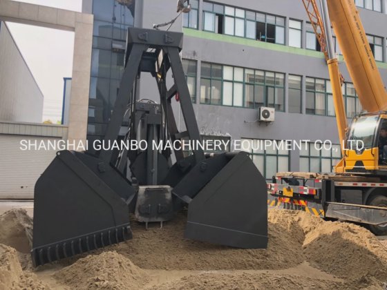 适用于谷物、糖、沙子、熟料、肥料的防漏蛤壳式抓斗