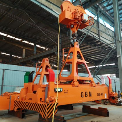 高品質伸縮式電動油圧コンテナスプレッダー