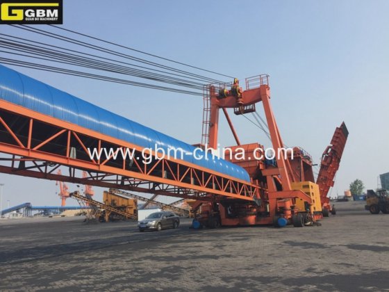 Gbm 1000thp 无线电堆垛机用于堆场搬运沙子和石头