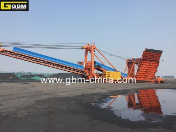 Gbm 1000thp 无线电堆垛机用于堆场搬运沙子和石头