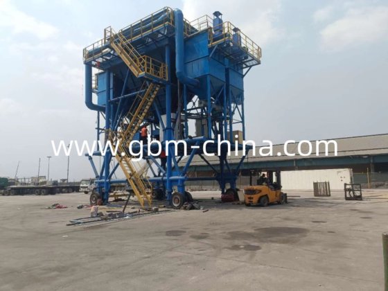 50m3 60m3轨道式移动式生态水泥料斗