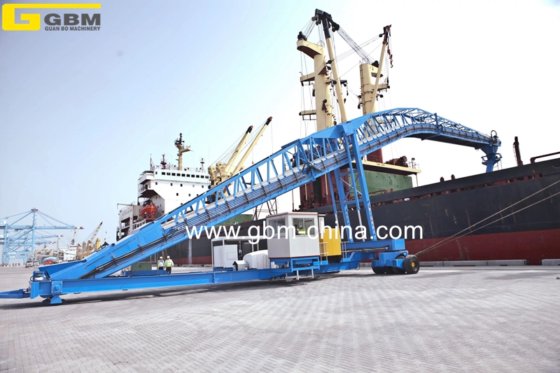 Gbm 简易操作装船机/伸缩堆垛机系统，带卡车卸船机