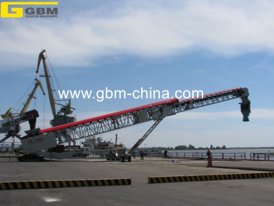 Gbm 简易操作装船机/伸缩堆垛机系统，带卡车卸船机