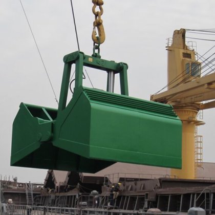 6-12m3电动液压抓斗，适用于散装物料