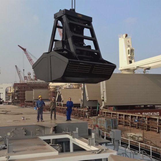 25吨单绳散货抓斗