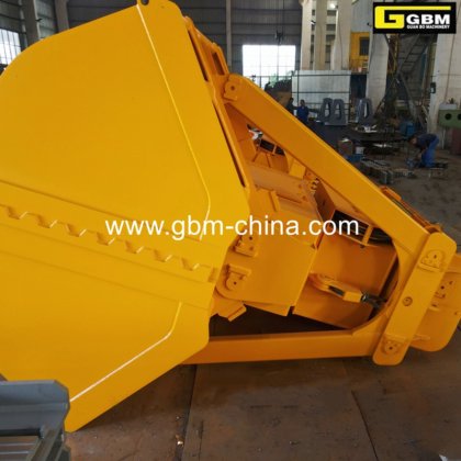 Gbm高效12立方米单缸遥控抓斗，用于处理熟料