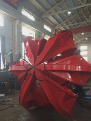 4本のロープを使ったオレンジピールグラブ