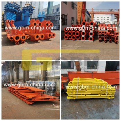 バルク貨物の取り扱いに用いられるタイヤ式移動式エコホッパー