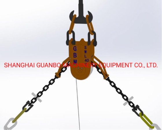 集装箱吊具半自动升降平衡装置