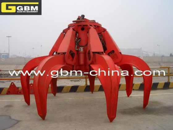 电动液压橘皮式垃圾抓斗